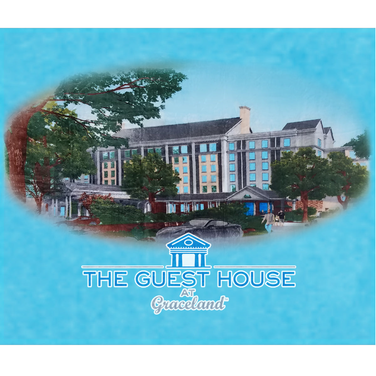 The Guest House At Graceland Fleece Throw - Graceland Official Store