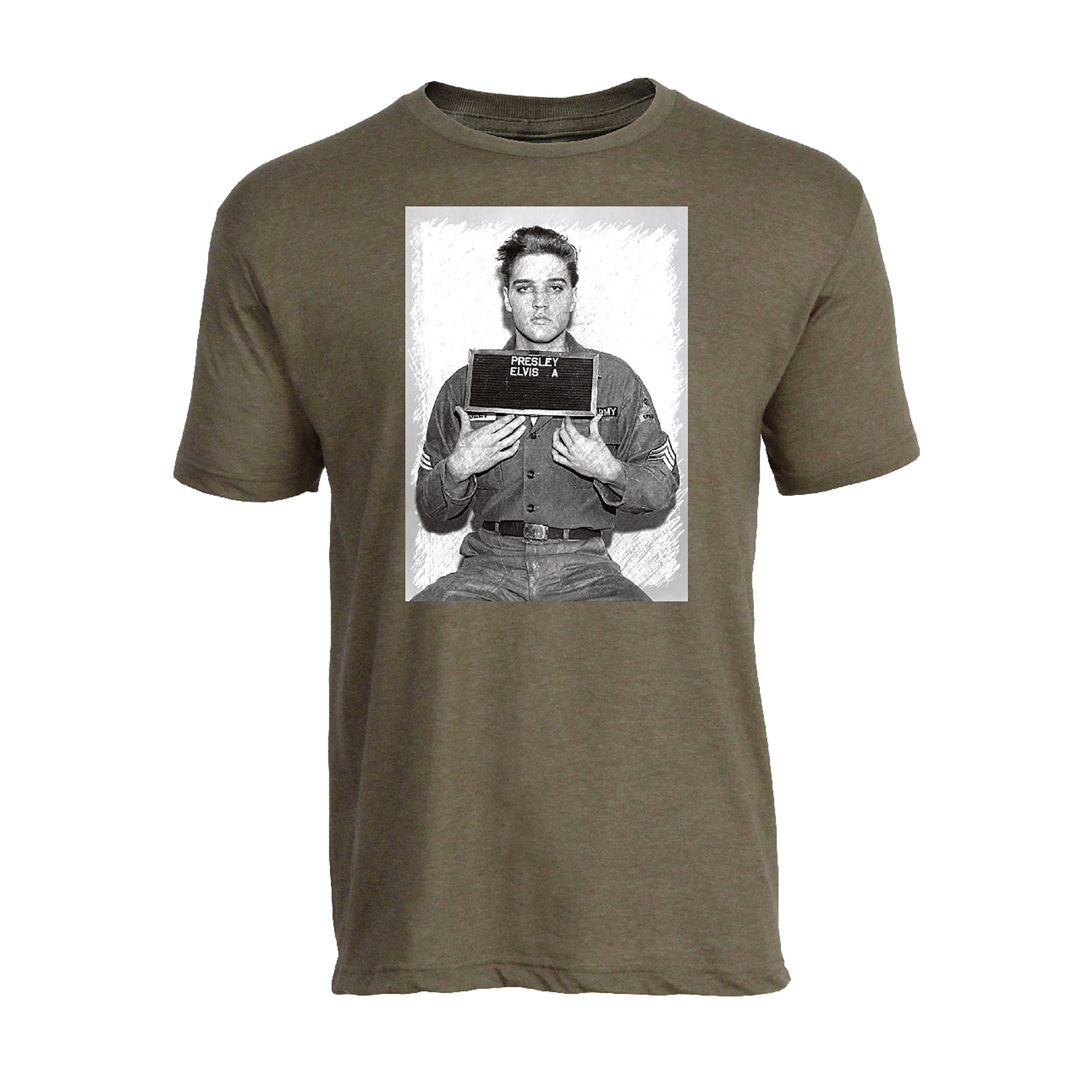 Elvis Army Mug Shot T-Shirt - Graceland Official Store