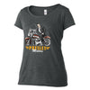 Elvis On Bike Presley Motors Women's T-Shirt