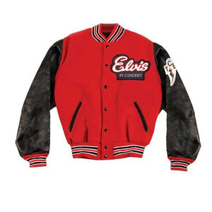 Elvis in Concert Varsity Jacket