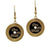 Gold Record Earrings