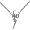 Lowell Hays Sterling Silver Plated TCB Necklace
