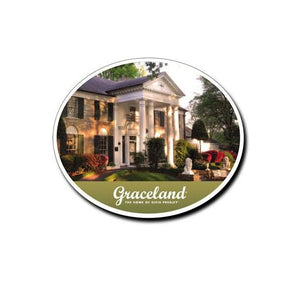 Graceland History Embossed Magnet front
