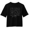 Elvis King of Rock N Roll Boxy Women's T-Shirt