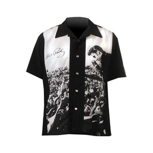 Elvis Presley Crowd Men's Panel Shirt