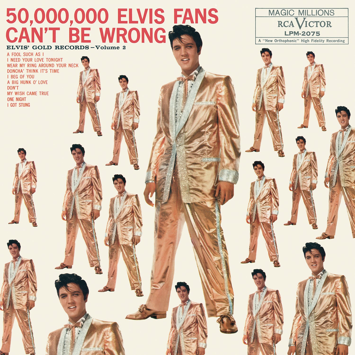 Elvis Presley Golden Records Vol.2 UK盤LP 50,000,000 Elvis Fans Can't Be Wrong: Elvis' Gold Records