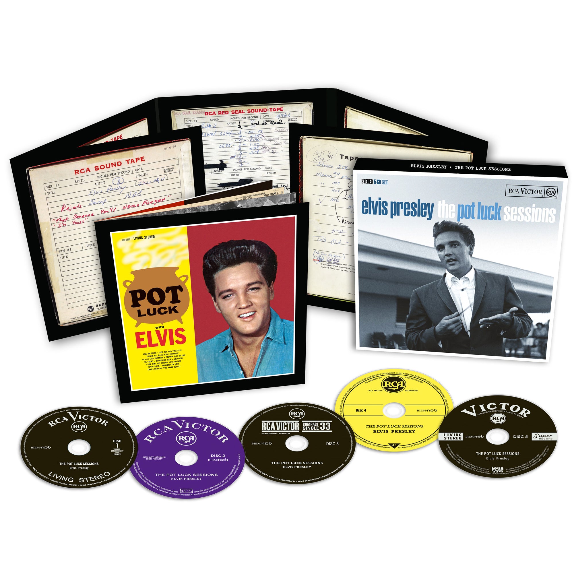 Elvis: The Pot Luck Sessions FTD 5 CD Set - Graceland Official Store